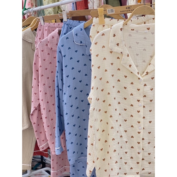 PIJAMAS muslinn TAY DÀI QUẦN DÀI ĐANG SALE | BigBuy360 - bigbuy360.vn