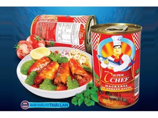 Cá nục sốt cà Super C Chef Thái Lan 155gr
