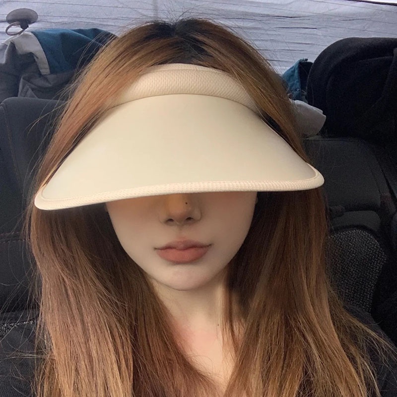 Mũ Hở Chóp Chống Tia UV/Tia UV Thời Trang Mùa Hè Phong Cách Hàn Quốc Cho Nữ