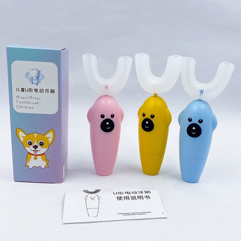 Bàn chải đánh răng điện chữ U cho bé