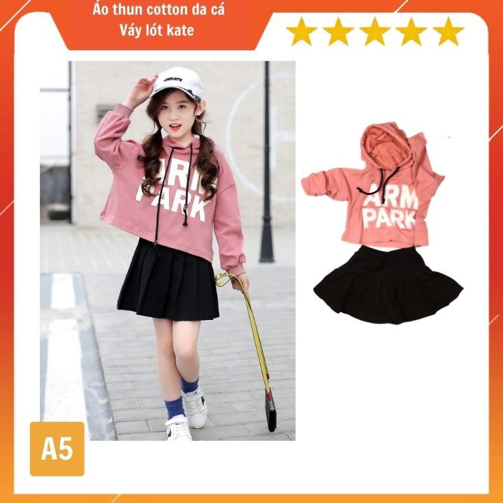 Set váy bé gái 9-19kg - thun cotton thấm hút mồ hôi - Tomchuakids