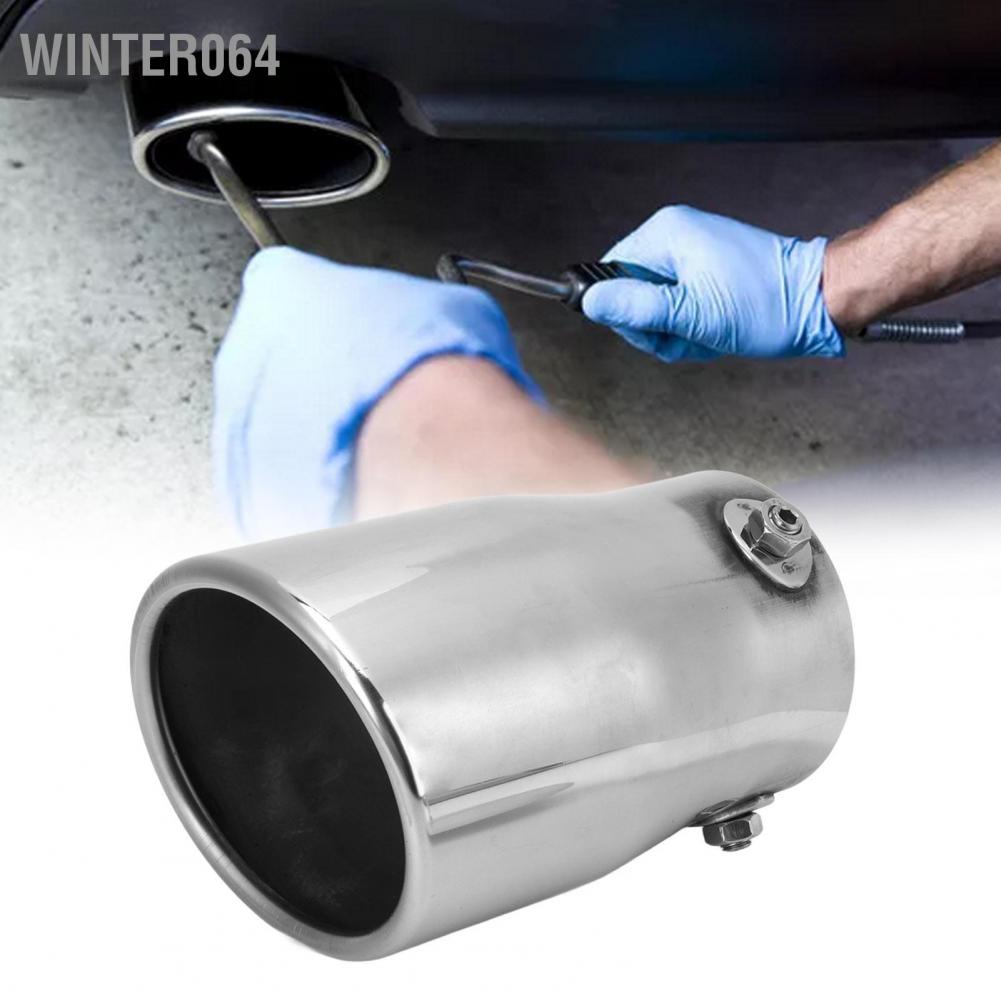 ống xả ô tô Bộ giảm âm xả đa năng Đầu thép không gỉ Đường kính trong 76mm / 2,99in Đường kính ngoài 89mm / 3,50in Winter064