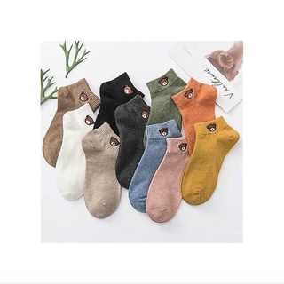 Set 10 đôi tất gấu brow siêu hot