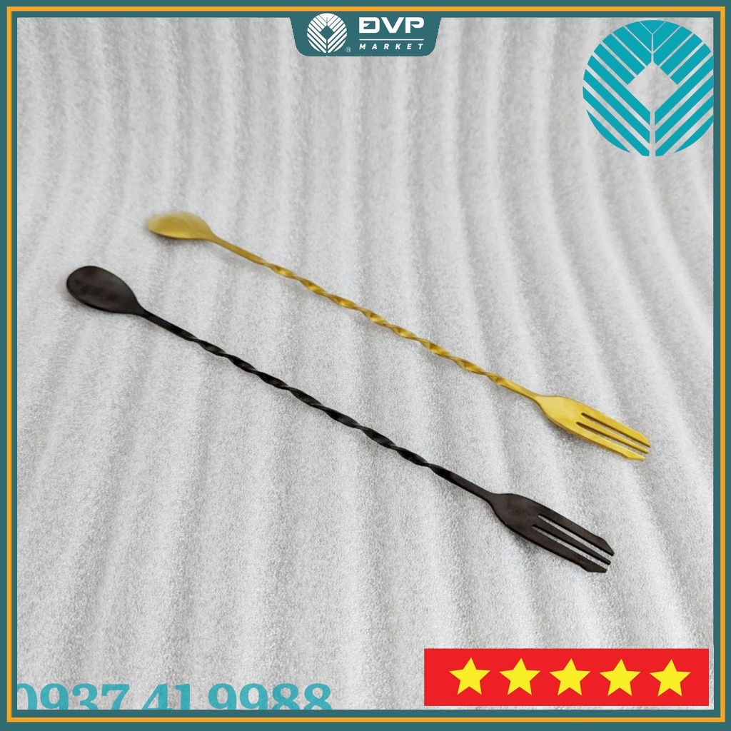 Bar Spoon - Thép 304 - 32cm (Mạ màu)
