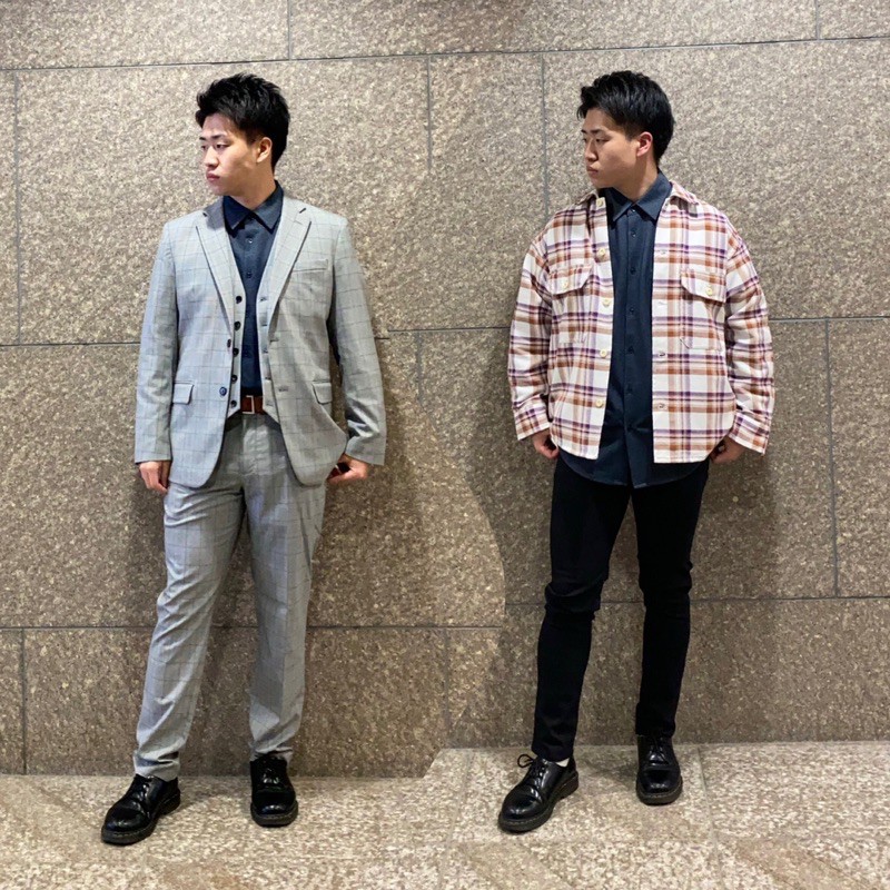 Áo phông kiểu sơ mi nam dài tay thời trang, năng động của GU - Nhật