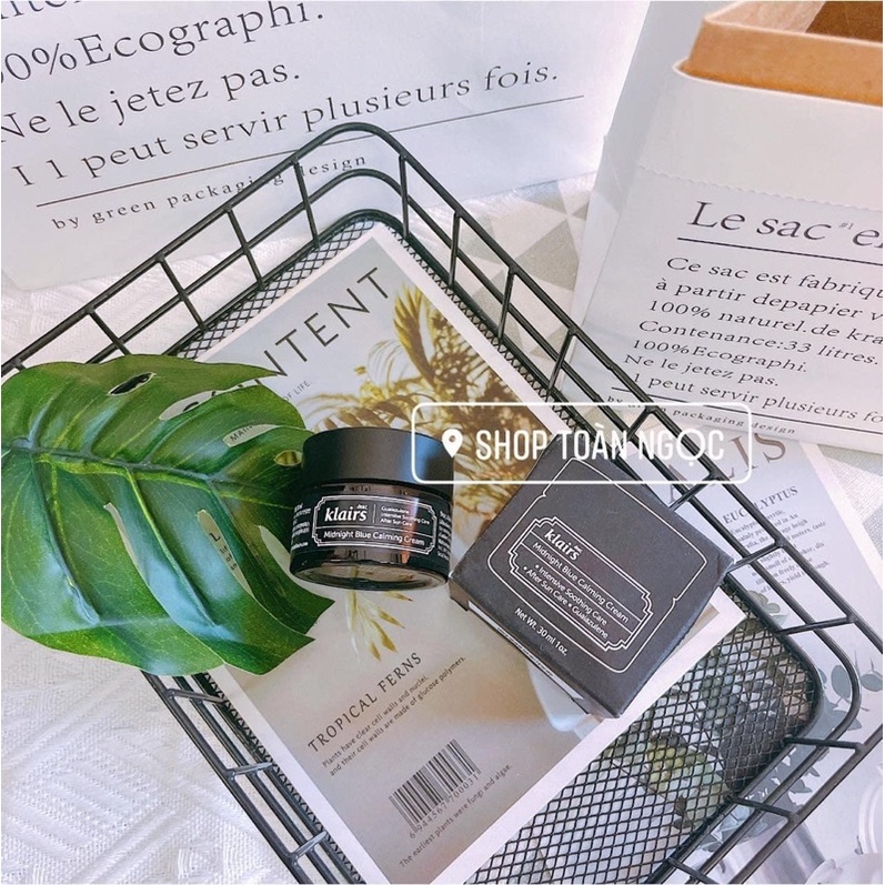 Kem Dưỡng Ẩm Phục Hồi Klairs Midnight Blue Calming Cream