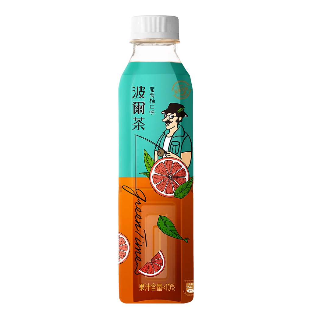 Hồng Trà Green Time Chai 580ml Hương Bưởi /Cleylon