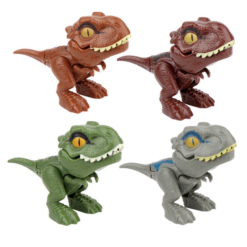 Đồ Chơi Khủng Long Mini Tyrannosaurus Rex Đội Bé Trai Jurassic Thế Giới Bộ Sưu Tập Nhỏ Khớp Di Chuyển Mô Phỏng