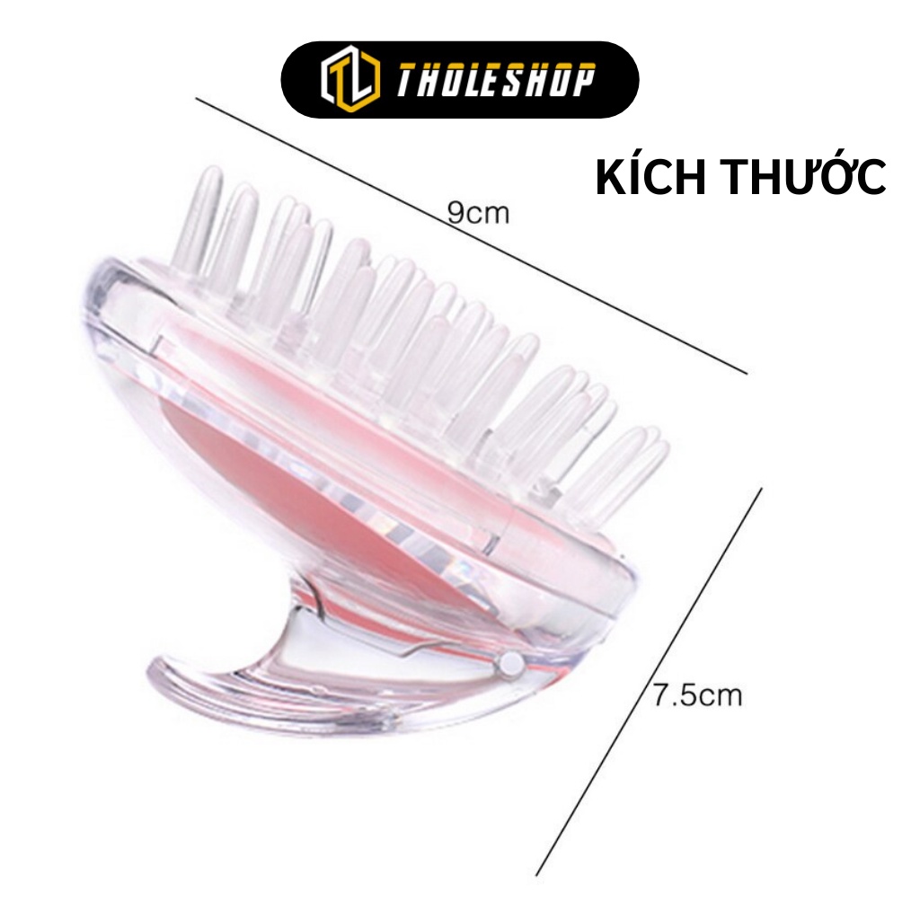 Lược Gội Đầu Silicone - Bàn Chải Massage Da Đầu, Giảm Rụng Tóc - Gai Mát Xa Đầu 1031