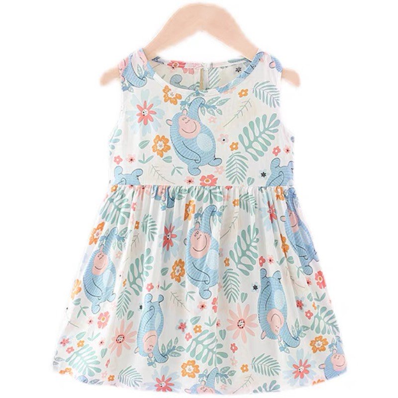 Thanh lý xả kho Váy Lanh cho bé gái , Chất lanh siêu mịn , êm thấm