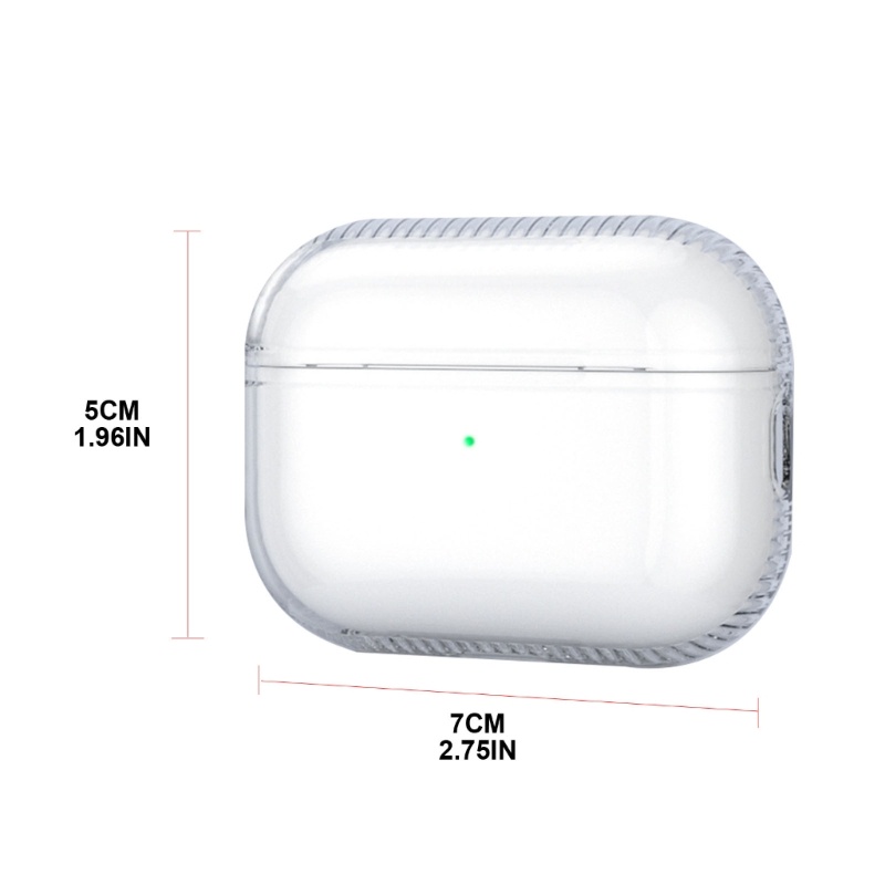 [3C] Ốp Bảo Vệ Hộp Đựng Tai Nghe AirPods-Pro 2 Bằng TPU Mềm Trong Suốt