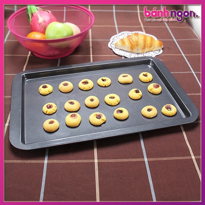 Khay Nướng Bánh Chữ Nhật Chống Dính 43*29*2cm