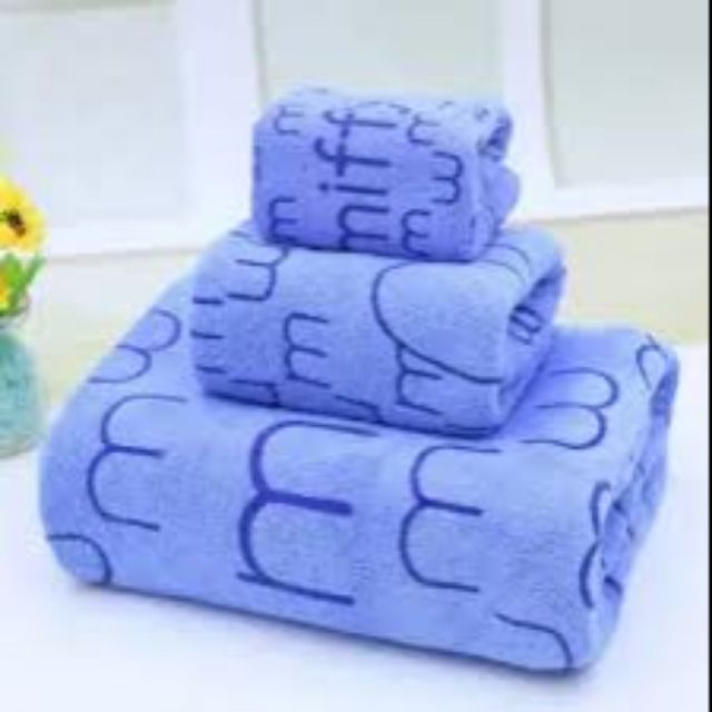 Bộ khăn tắm set 3 cái