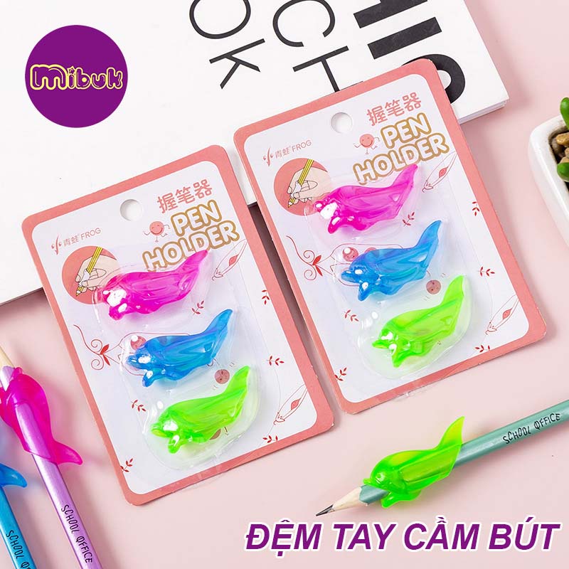 Đệm tay cầm bút cho bé set 3 cái Định vị luyện viết chữ đẹp