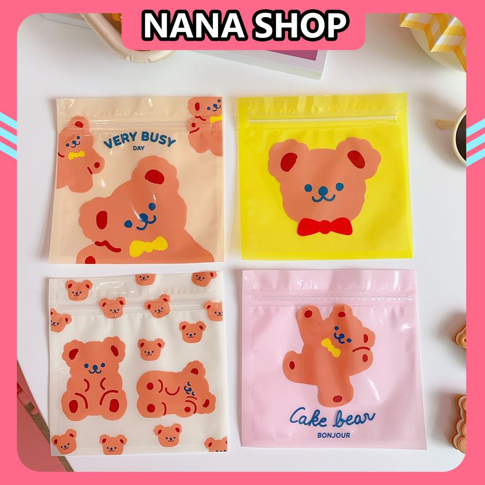 Túi Zip Mini [ĐƯỢC LỰA MẪU] Túi Zip Bag Nhựa Đựng Đồ Đa Năng Phong Cách Hàn Quốc