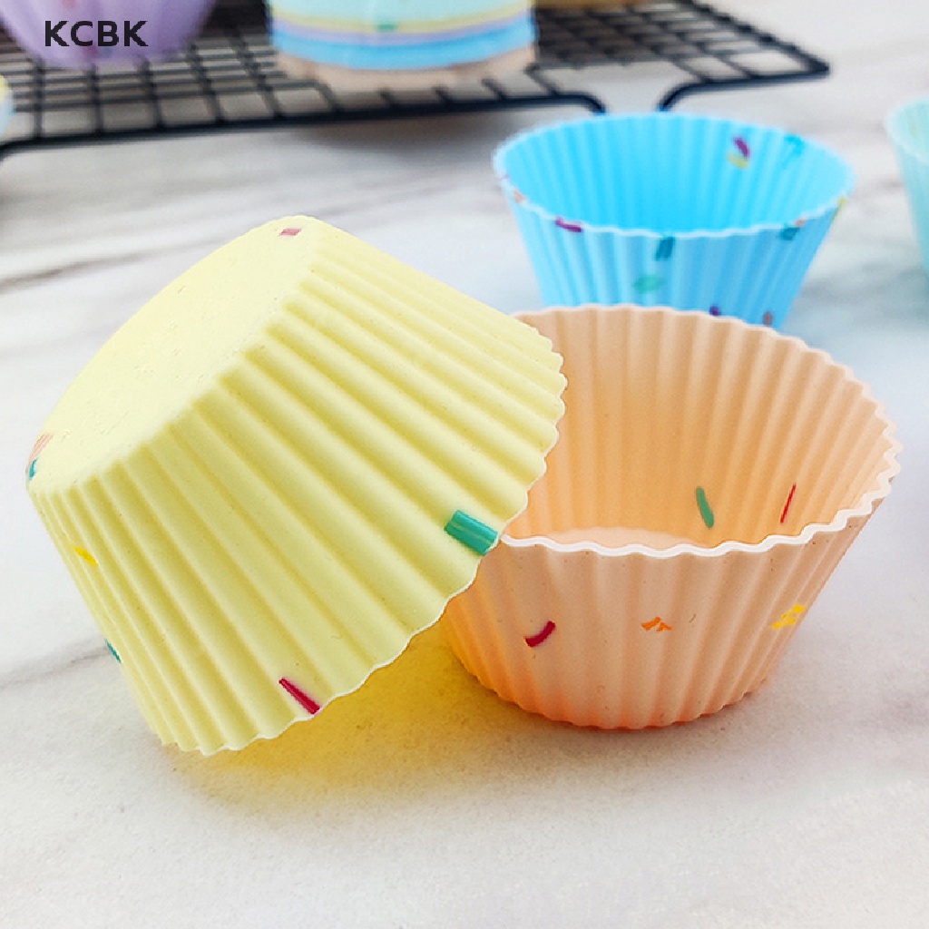 Khuôn Silicone Làm Bánh Muffin Có Thể Tái Sử Dụng