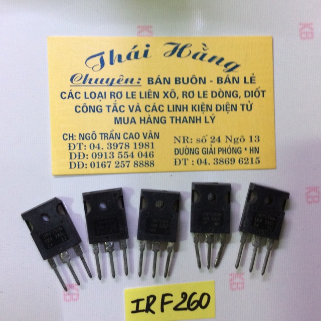 Transito Mosfet IRF 260 giá 2 chiếc