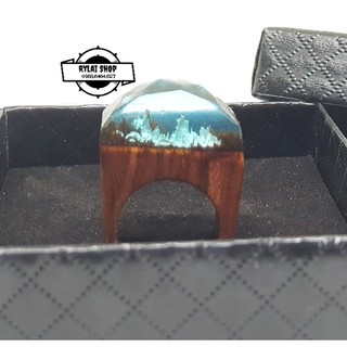 Nhẫn Wood Sercet Resin