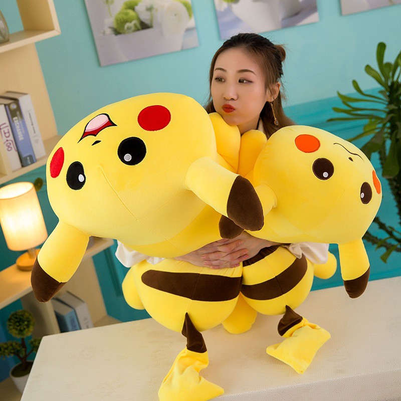 Pikachu Nhồi Bông Thiết Kế Mới Sáng Tạo Dành Cho Bạn Gái