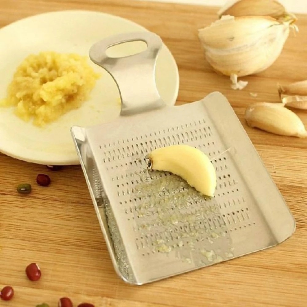 Dụng Cụ Nghiền Tỏi / Gừng / Gừng Bằng Thép Không Gỉ Tiện Dụng Cho Nhà Bếp