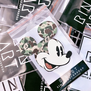 Decal ủi nhiệt mickey camo | Logo Sticker Patch in áo ủi trực tiếp lên vải - Rinart.vn