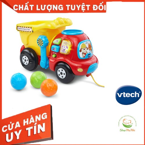 Xe ô tô đồ chơi cho bé - Xe tải kéo và thả banh Vtech Drop and Go DUMP TRuck.