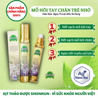 [HÀNG CHÍNH HÃNG] Xịt Thảo Dược Sisenkun SẠCH MỒ HÔI TAY CHÂN - Ngăn Mùi Vượt Trội 72h, 100% Thảo Dược Từ Thiên Nhiên