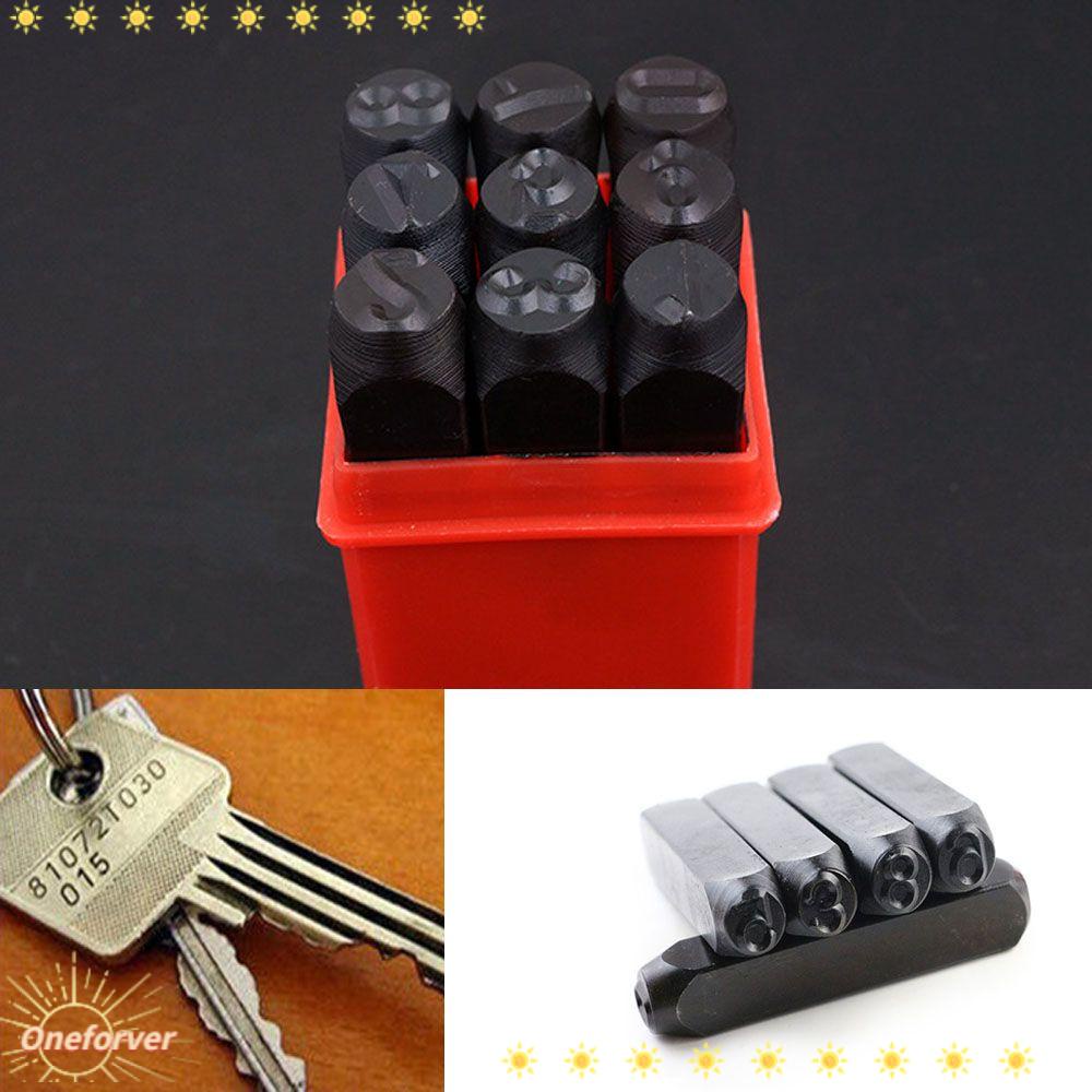 Bộ Dụng Cụ Khắc Chữ Số Tự Động Dùng Làm Đồ Da Bằng Kim Loại