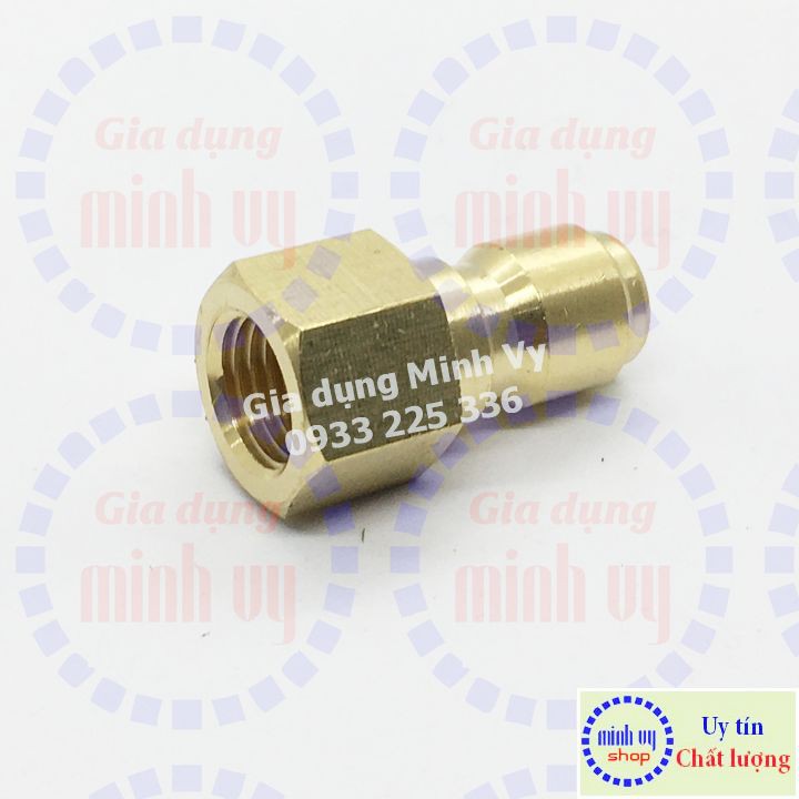 Đầu nối nhanh ĐỰC  3/8 - ren trong 14mm lõm