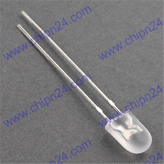 [50 CON] (TK1) Led 5mm Oval màu TRẮNG