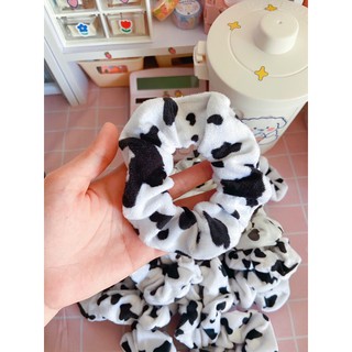 Dây cột tóc bò sữa