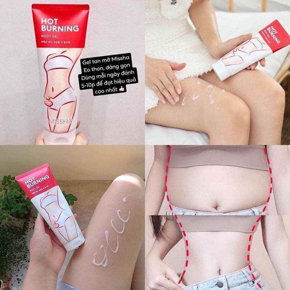 Gel tan mỡ Massage Missha Hot Burning Perfect Body Gel