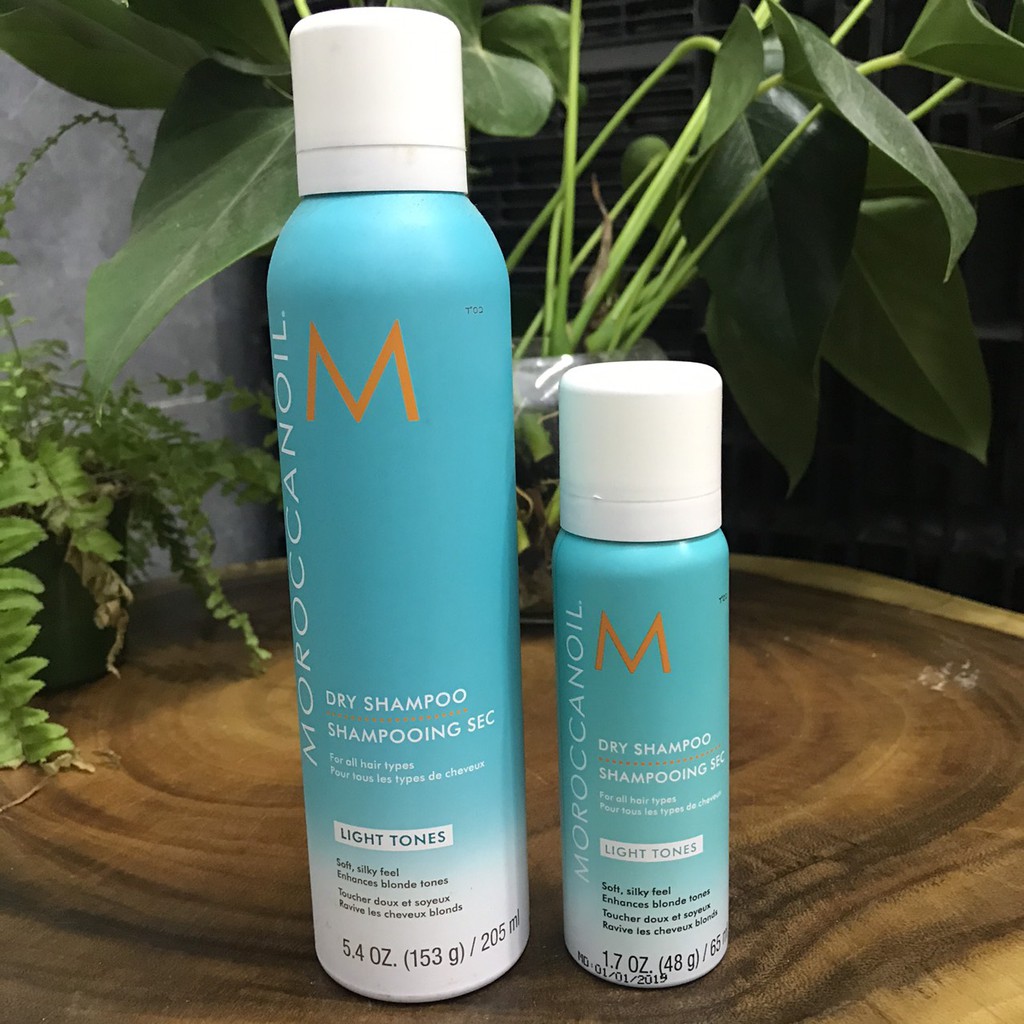 Chính hãng  Dầu gội khô tông sáng Moroccanoil Dry Shampoo Light Tones 217ml ( New 2022 )