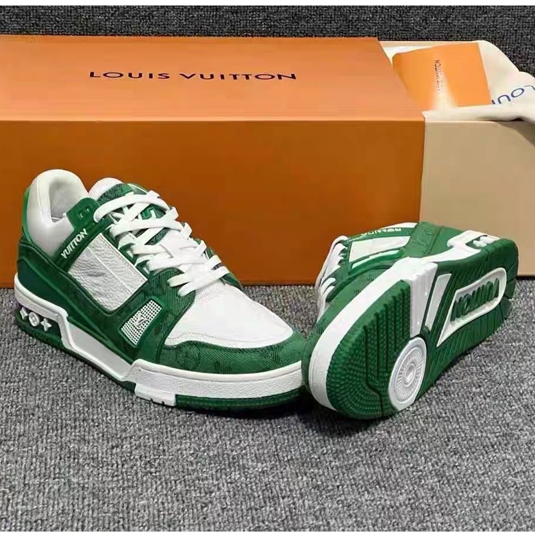 Giày thể thao luôn luôn vui vẻ LV Trainer  Siêu Đẹp, siêu hạng Cấp, Hàng SC, Bản Trung Quôc Full box