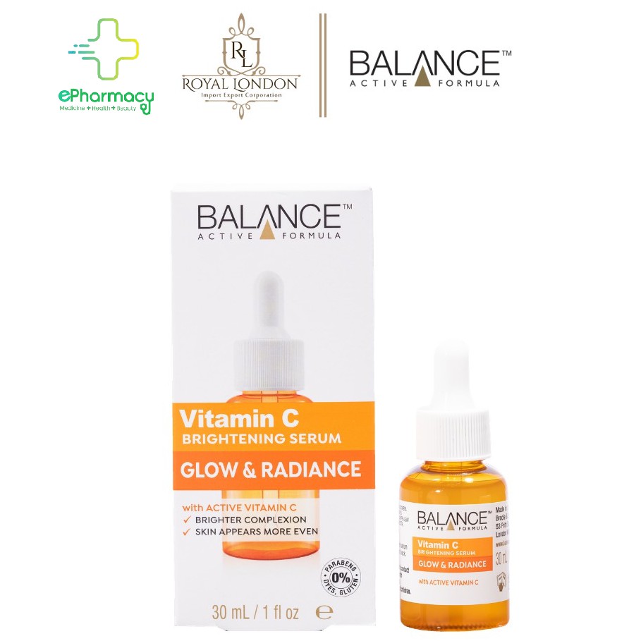 Serum Vitamin C trắng da, mờ thâm - Balance Vitamin C Serum Active Formula Brightening 30ml