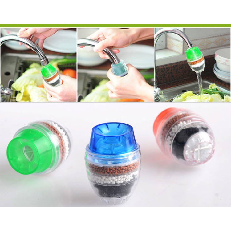 Đầu Lọc Nước Trực Tiếp Tại Vòi 6 Tầng Lọc V4 - Lọc Nước Mini 6 Tầng Có Co Tăng Giảm Gắn Được Mọi Loại Vòi | BigBuy360 - bigbuy360.vn