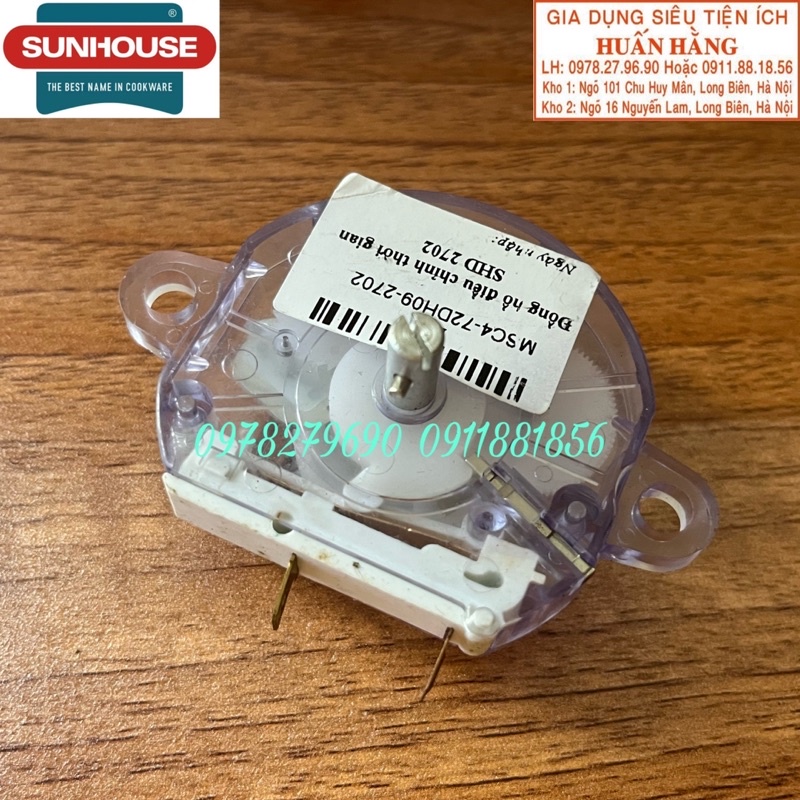 (CHÍNH HÃNG SUNHOUSE) Đồng hồ đếm thời gian máy sấy quần áo Sunhouse SHD2700 SHD2701 SHD2702 và Núm vặn tròn cho tủ sấy