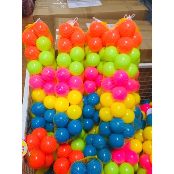 Set 30 Bóng nhựa cho bé đường kính 11cm - Banh nhựa đường kính 11cm