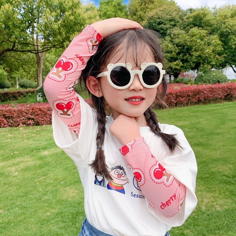 Ống Tay Áo Chống Nắng Họa Tiết Hoạt Hình Cho Bé