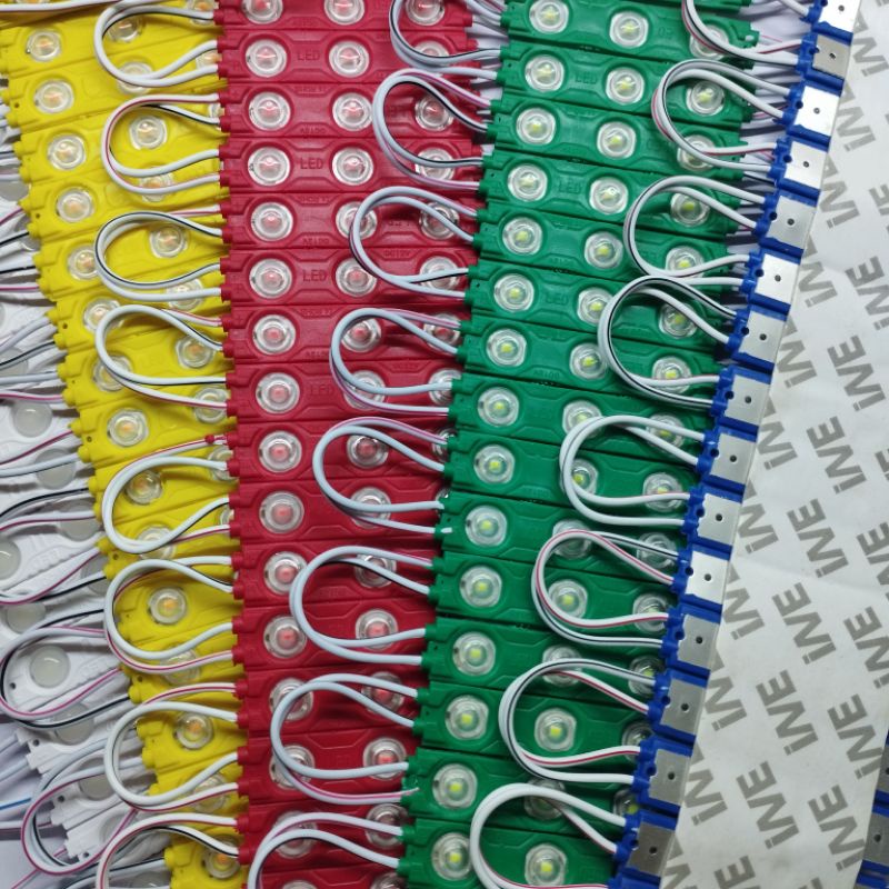 Led Hắt 3 Bóng, led modul siêu sáng 12V chống nước bán ngoài trời