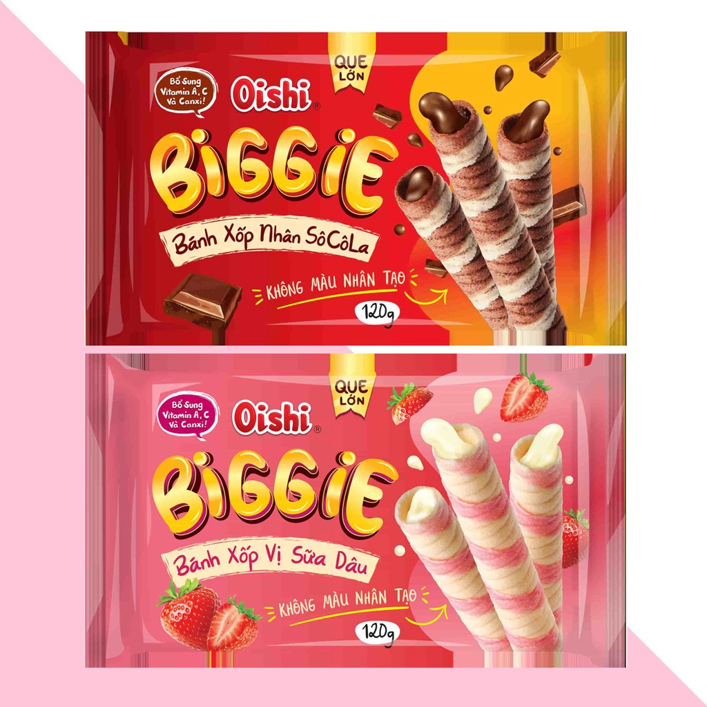 Bánh quế OISHI BIGGIE 120g