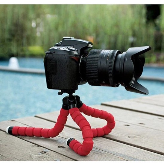 Giá đỡ tripod linh hoạt có thể điều khiển từ xa cho điện thoại/máy ảnh