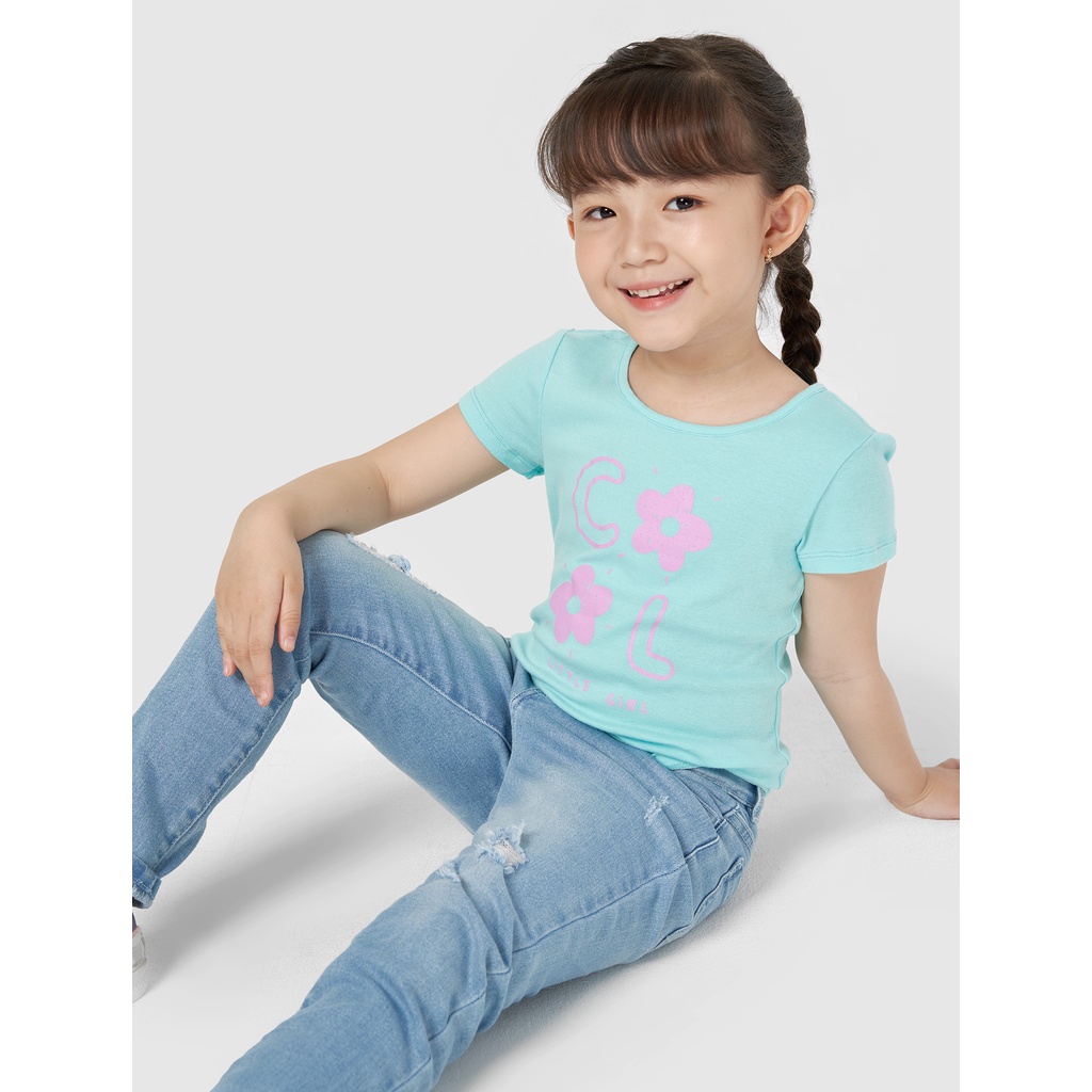 Áo phông bé gái in hình dễ thương CANIFA - 1TS21S025