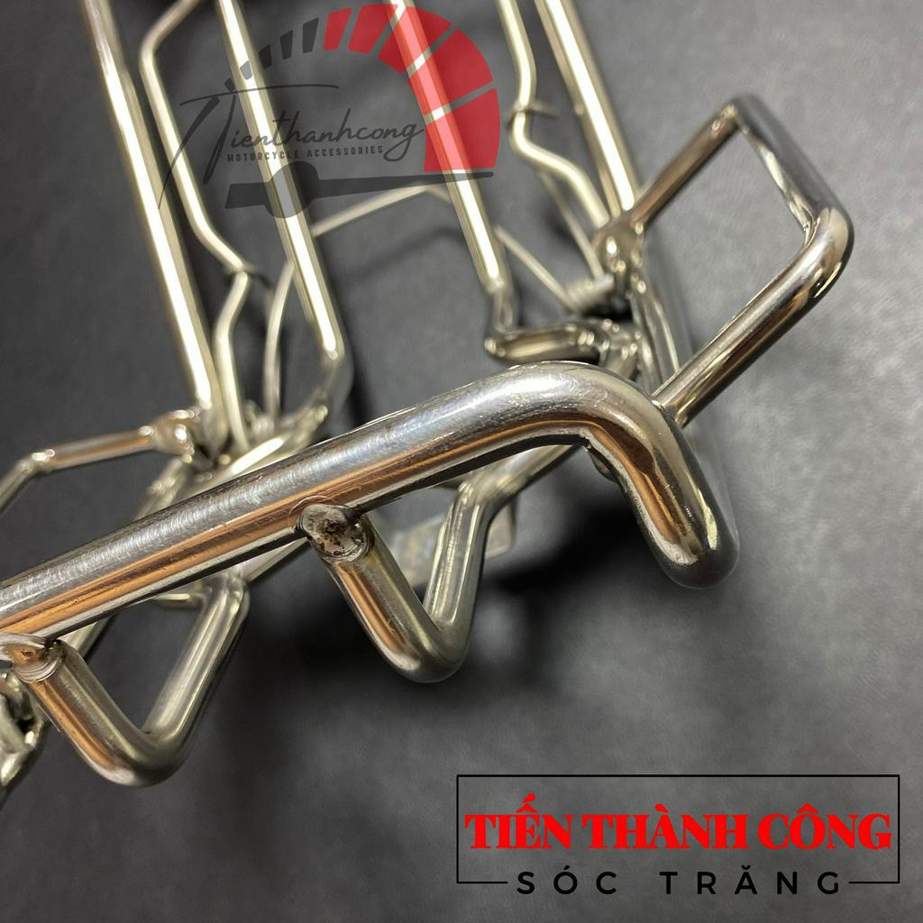 Baga giữa INOX 10Ly  gắn dòng xe Wave S110 /Baga WS110 INOX 10Ly