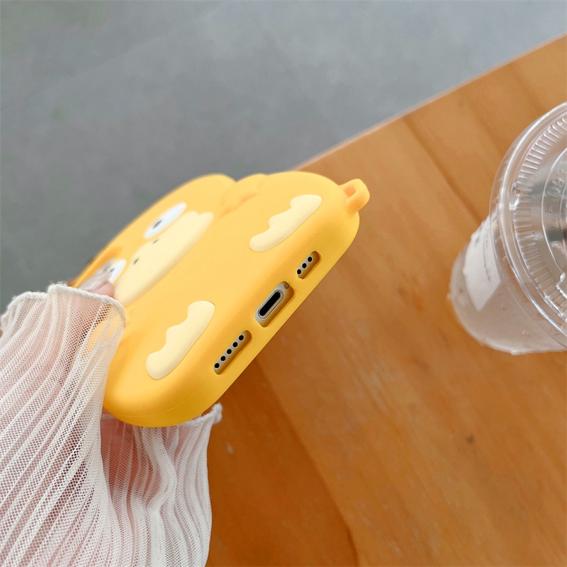 Ốp Điện Thoại Silicon Hình Vịt Cho iPhone 7 / 8 XS Max 11ProMax 12ProMax 13ProMax