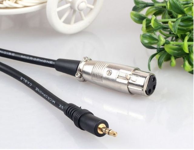 Dây micro thu âm XLR dùng được cho micro Bm 900 ,ISK AT100