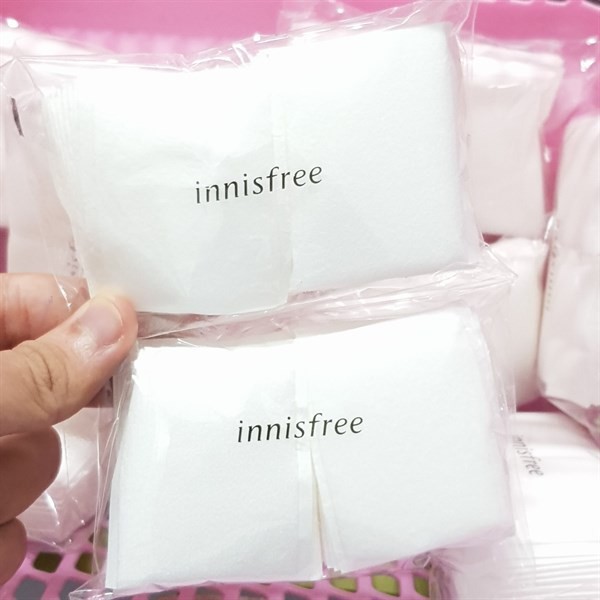 Sample Bông Tẩy Trang Innisfree 5 Lớp Premium Cotton Pads 10 miếng