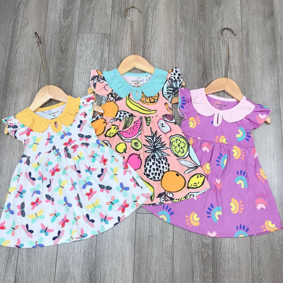 Váy Cartow dáng baby doll siêu xinh yêu cho bé gái - VCBD