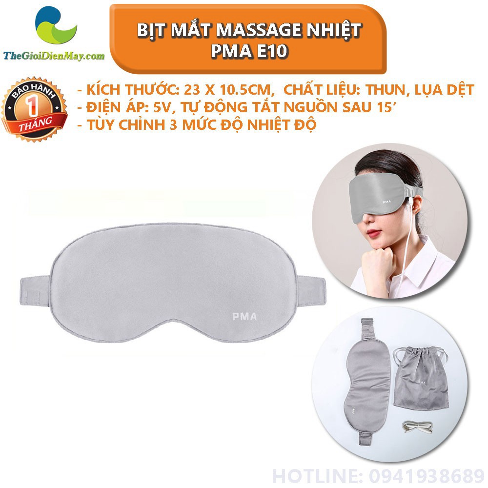 [SIÊU SALL ] Bịt mắt massage nhiệt Xiaomi PMA E10 - Bảo hành 1 tháng - Shop Thế Giới Điện Máy .