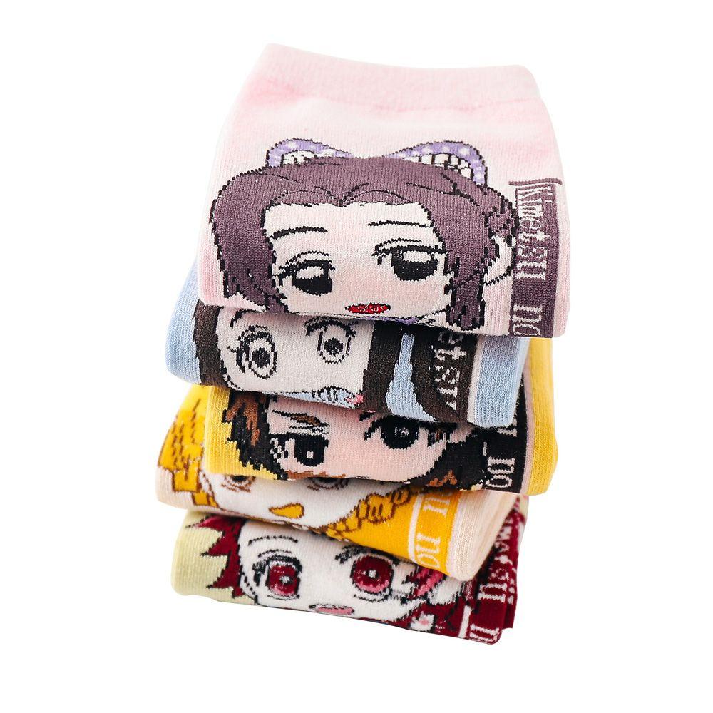 Vớ Cotton Họa Tiết Hoạt Hình Anime Nhật Bản